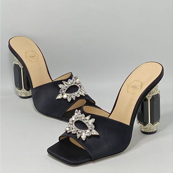 Nalebe Eureka Aurum Crystal-Embellished Mules size 38 - Picture 2 of 13